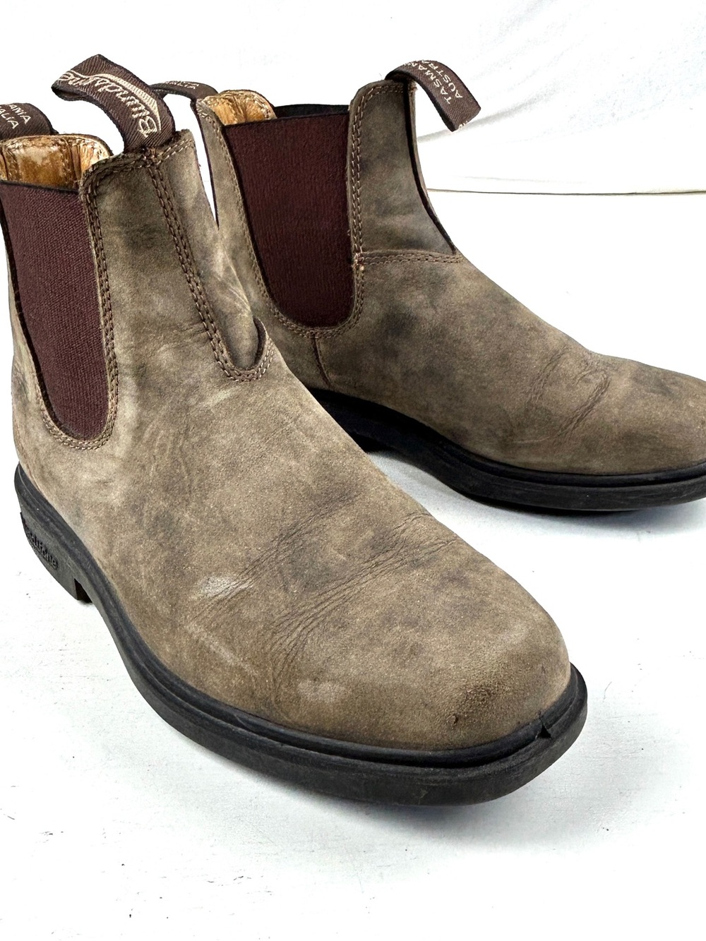 Blundstone Boots Size 8.5 US Womens AUS Sz 5.5 Brown Leather Chelsea Ankle